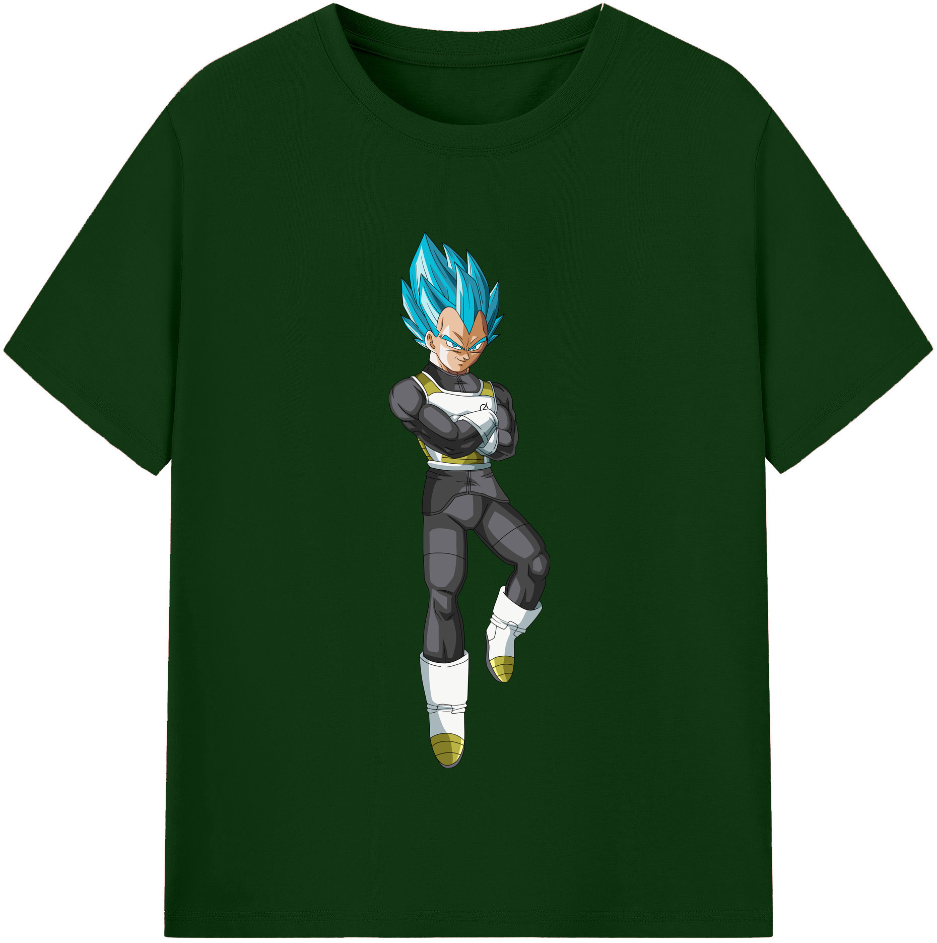 （画像用） ドラゴンボール ベジータ四世（Bejīta Yonsei）DRAGON BALL Vegeta IV 綿100％半袖Tシャツ（フロントプリント）